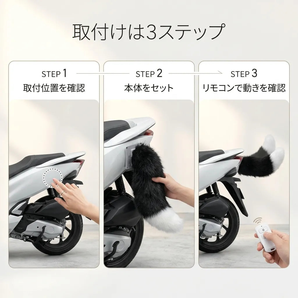 NICOMO ふわふわモーションテール