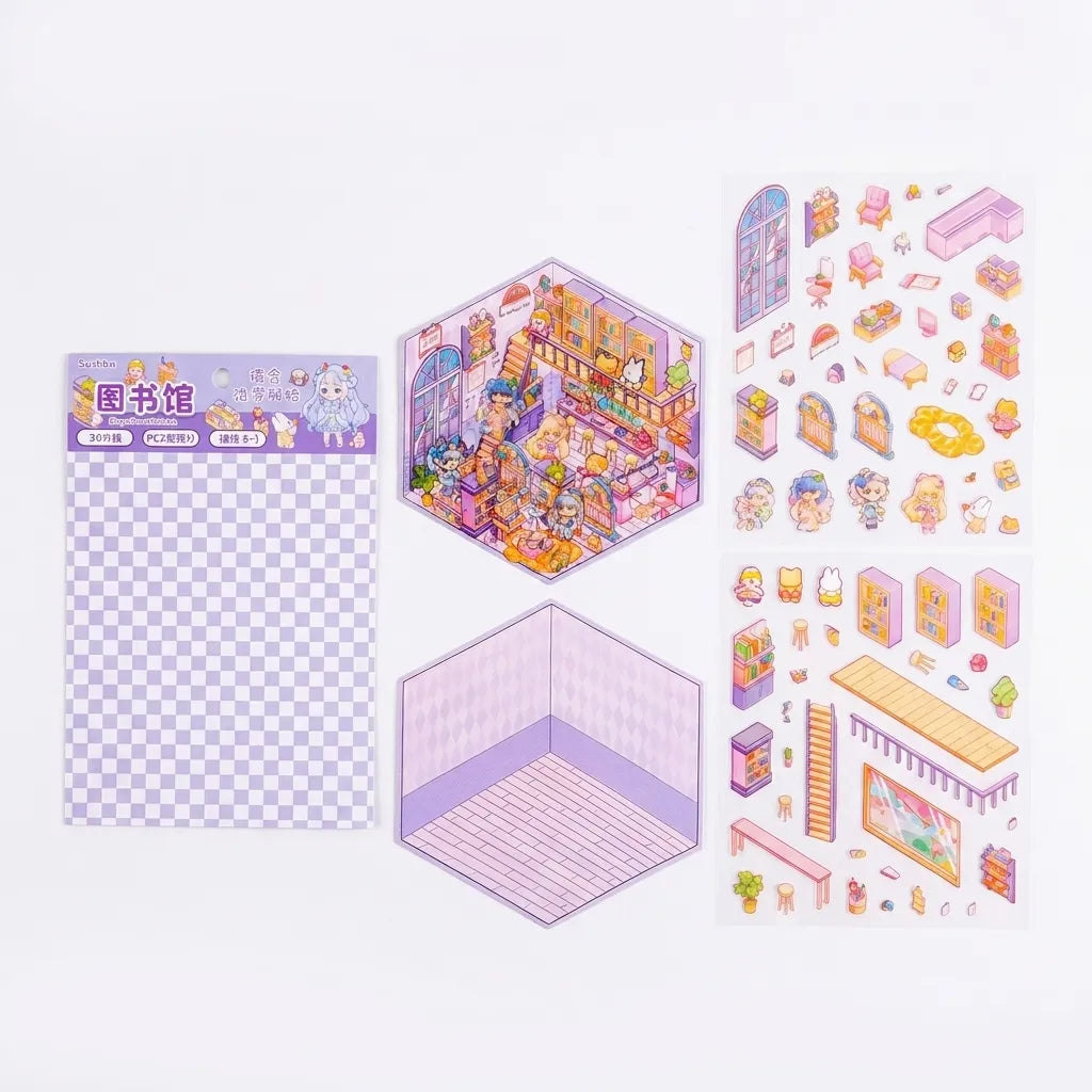 NICOMO 立体シール 箱庭ストーリー