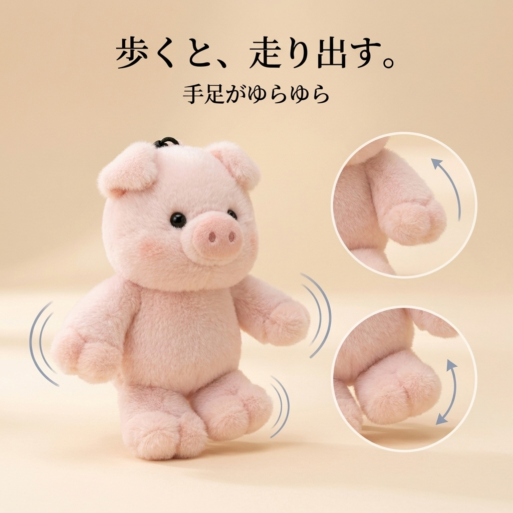 NICOMO おさんぽぬいチャーム