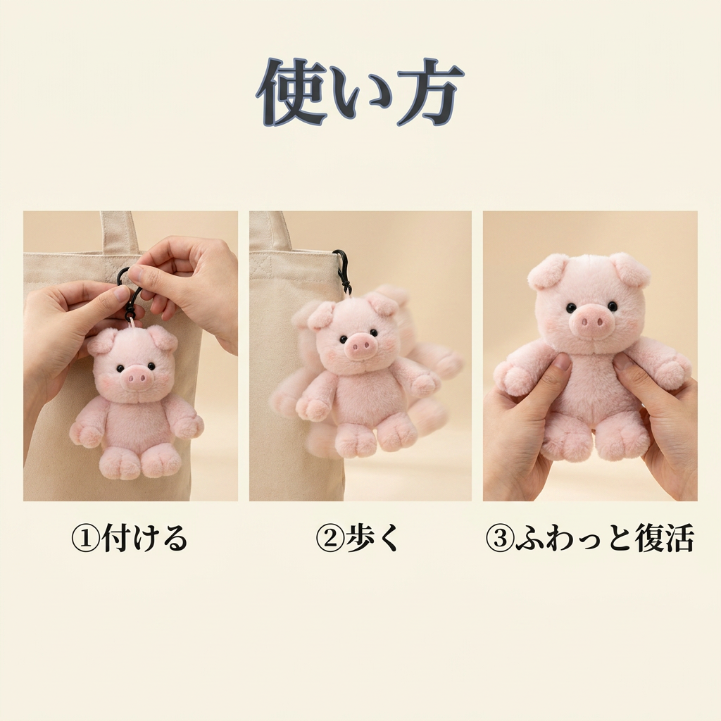 NICOMO おさんぽぬいチャーム