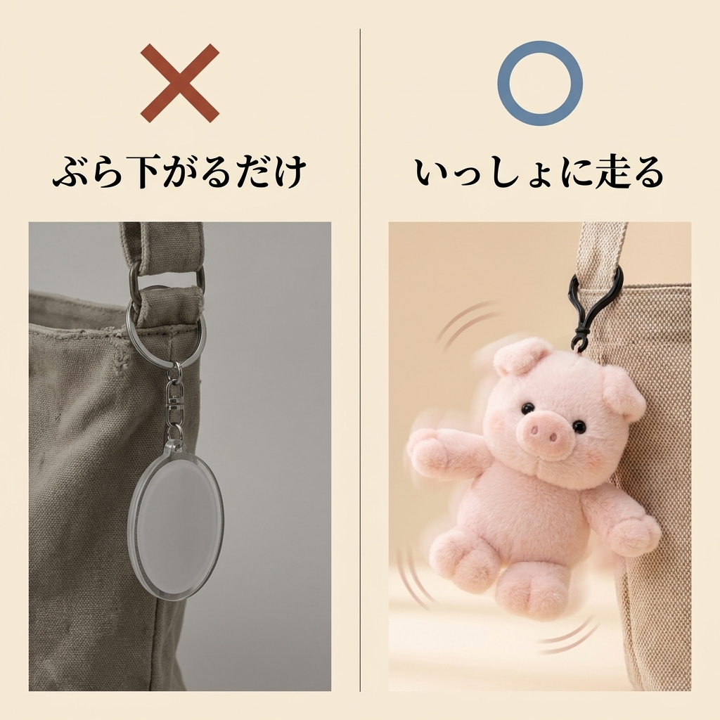 NICOMO おさんぽぬいチャーム