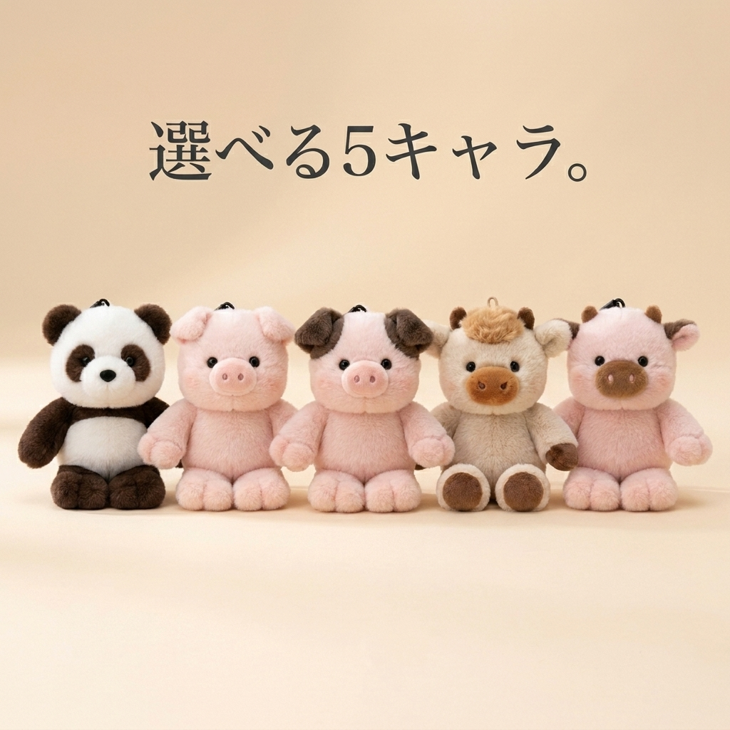 NICOMO おさんぽぬいチャーム