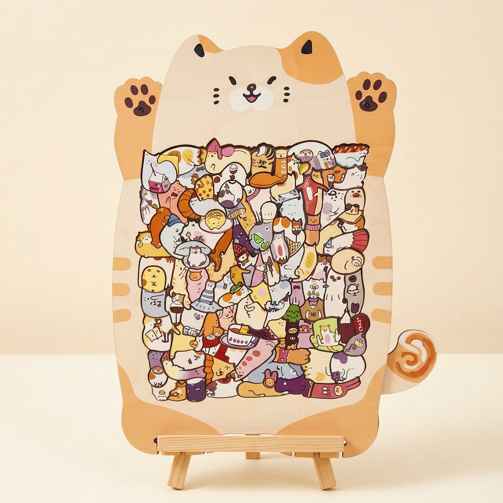 NICOMO カラフル99ねこパズル