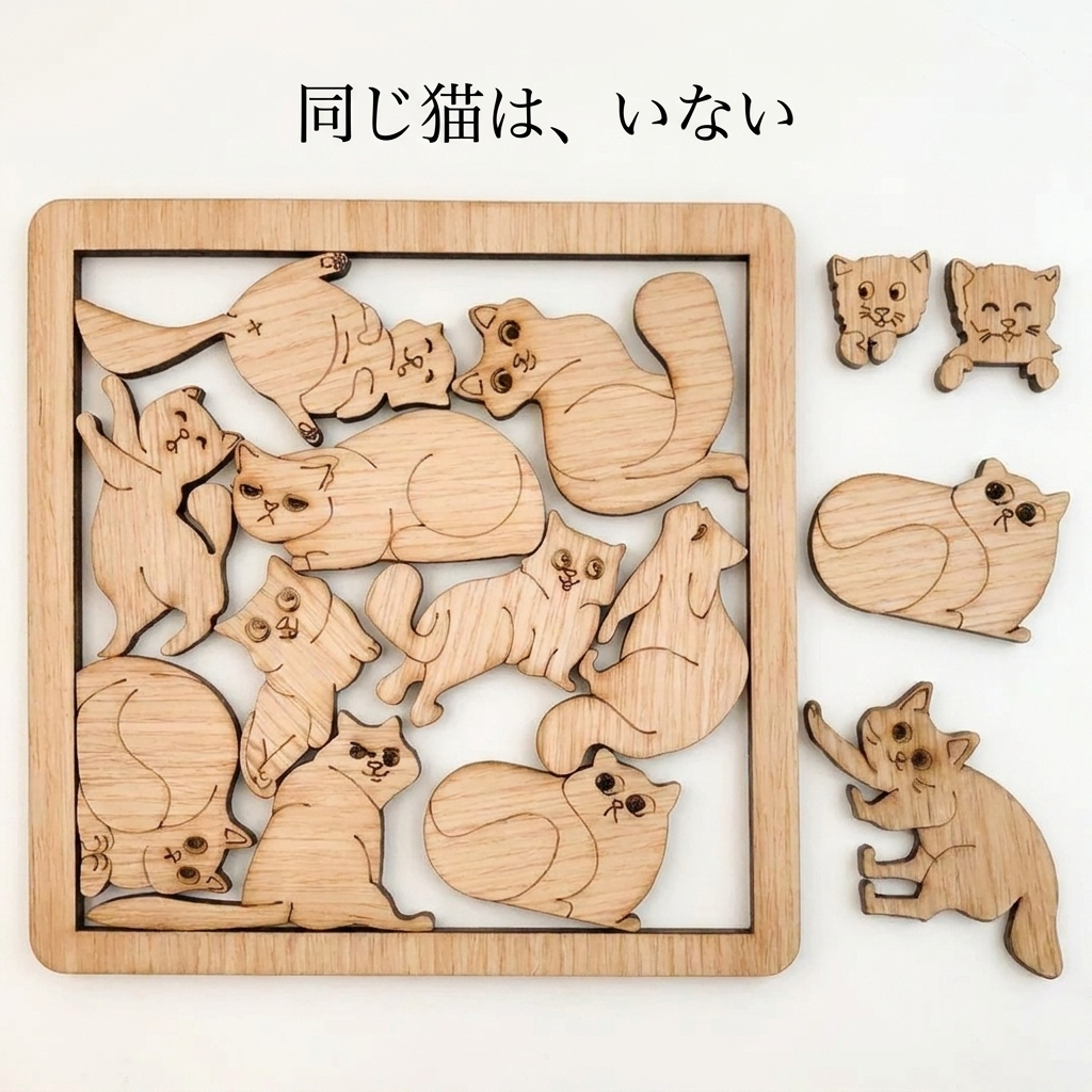 NICOMO 木のぬくもりパズル