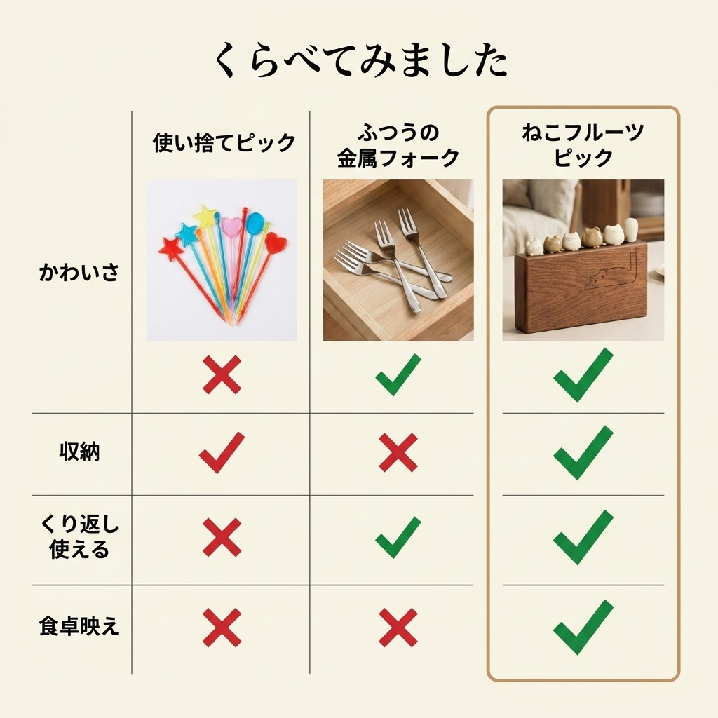 NICOMO ねこフルーツピック