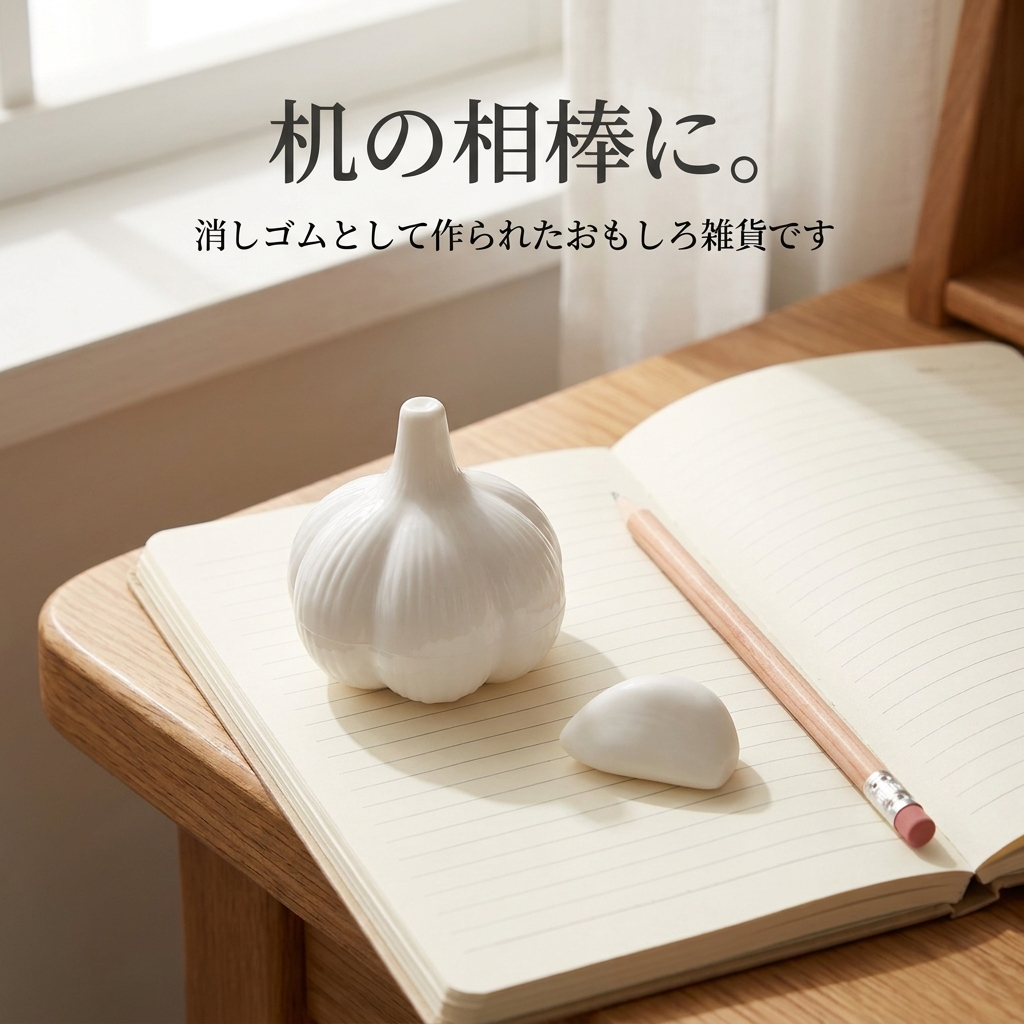 NICOMO にんにく消しゴム