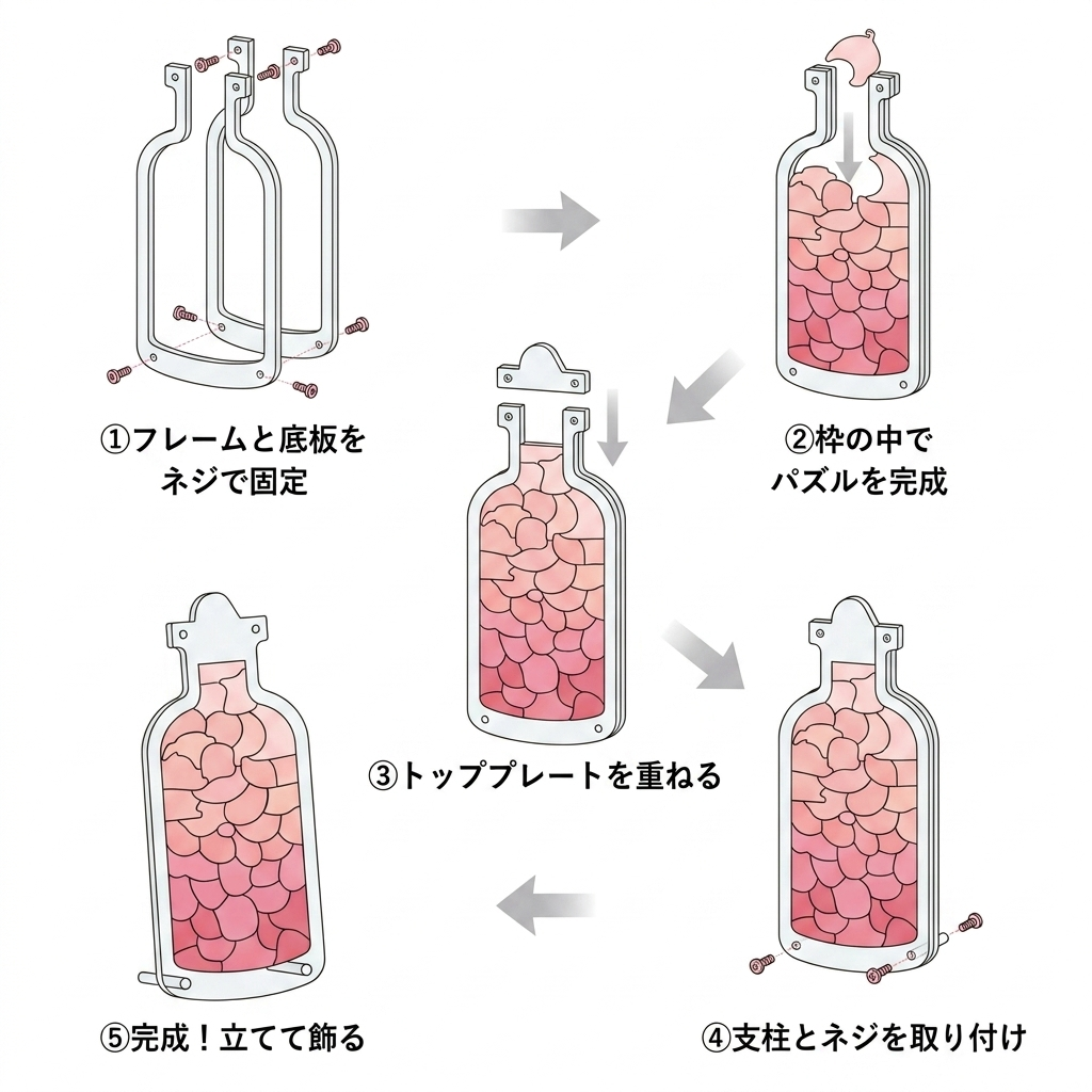 NICOMO ボトルアクリルパズル