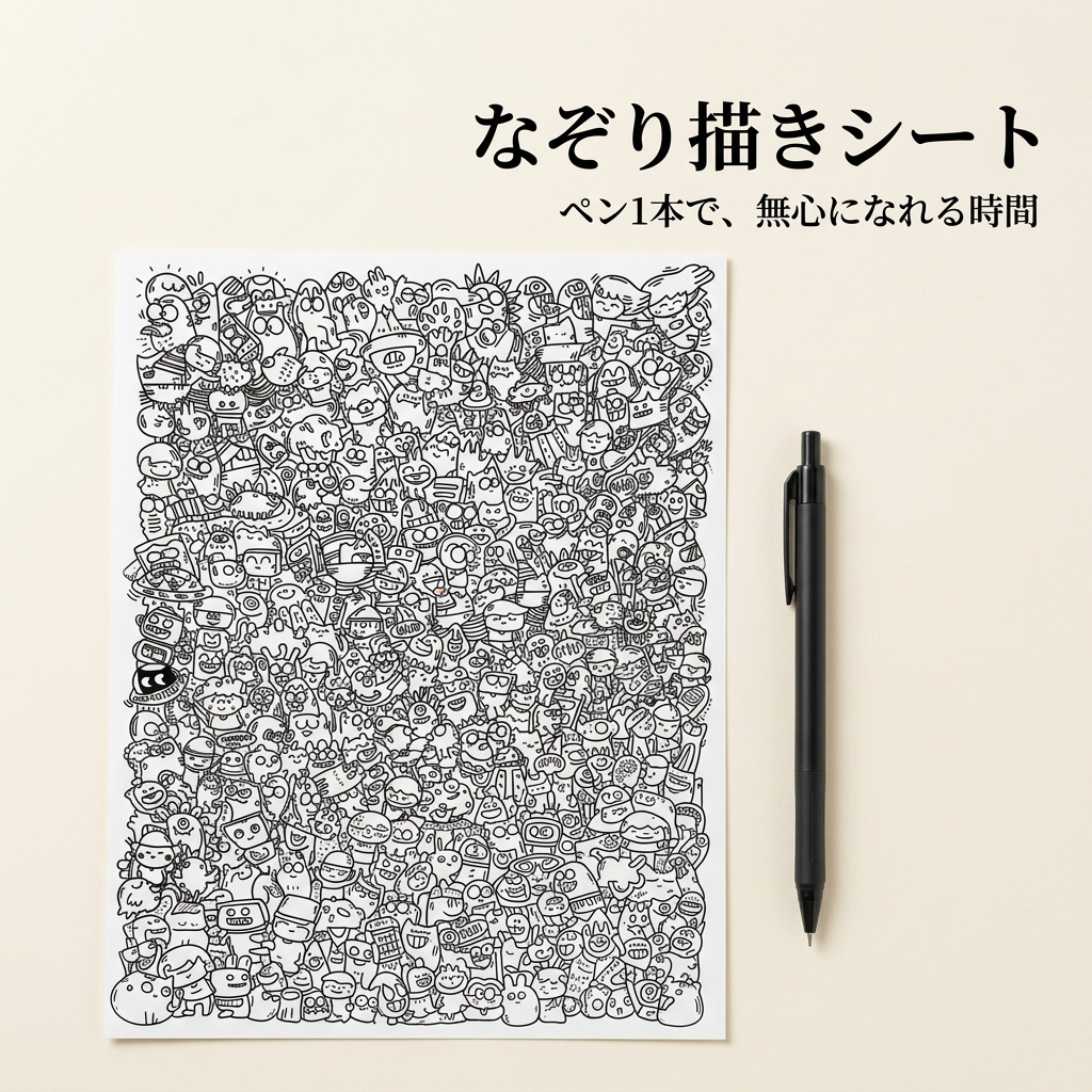 NICOMO なぞり描きアートシート