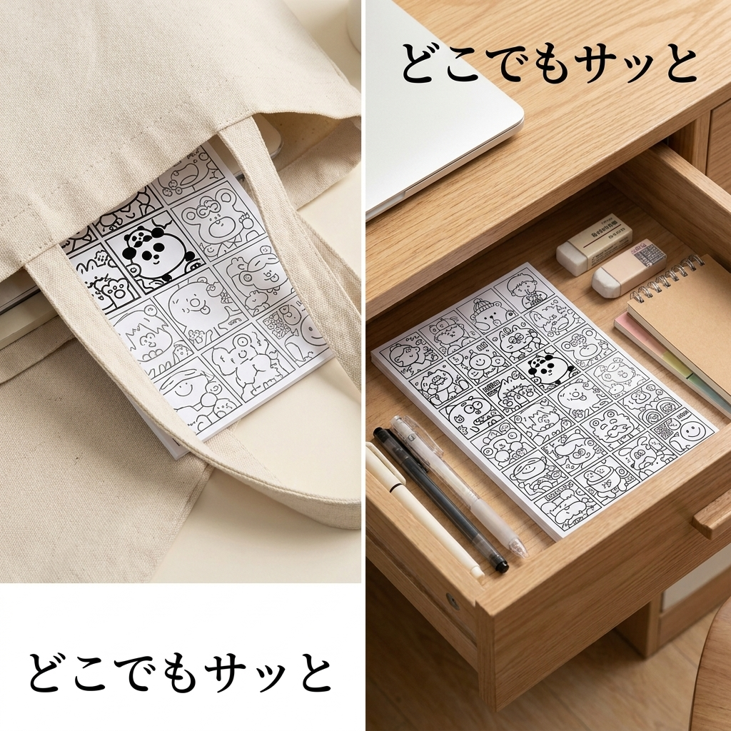 NICOMO なぞり描きアートシート