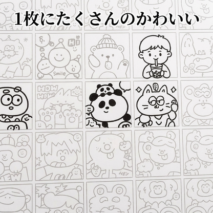 NICOMO なぞり描きアートシート