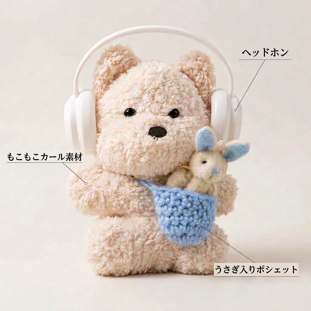 NICOMO もこもこドライブベア