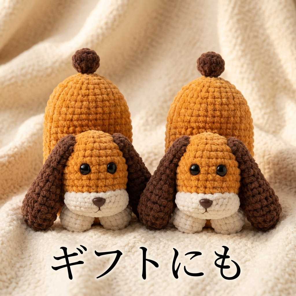 NICOMO もこもこ子犬キーカバー