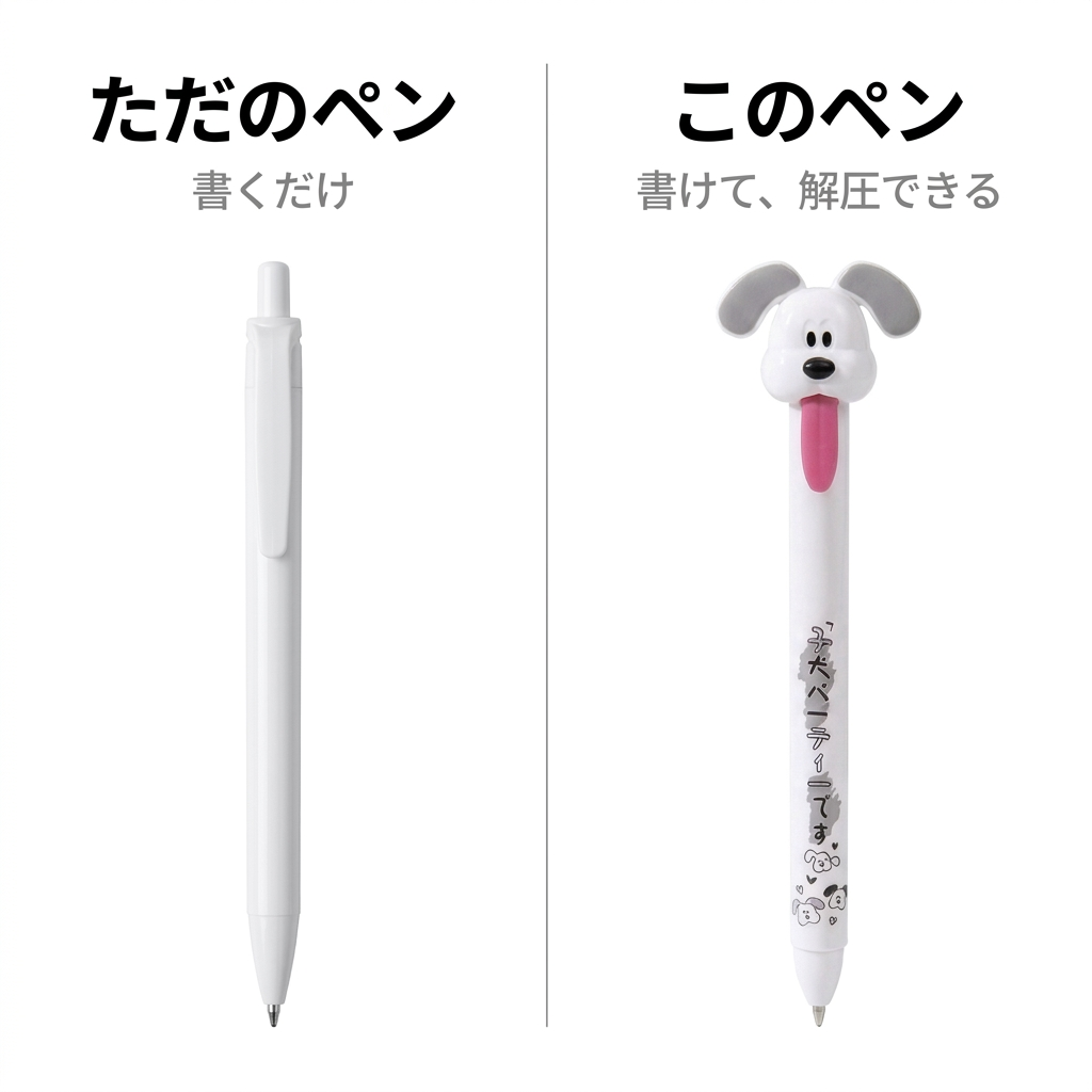 NICOMO 舌ぺろアニマルペン 4本セット
