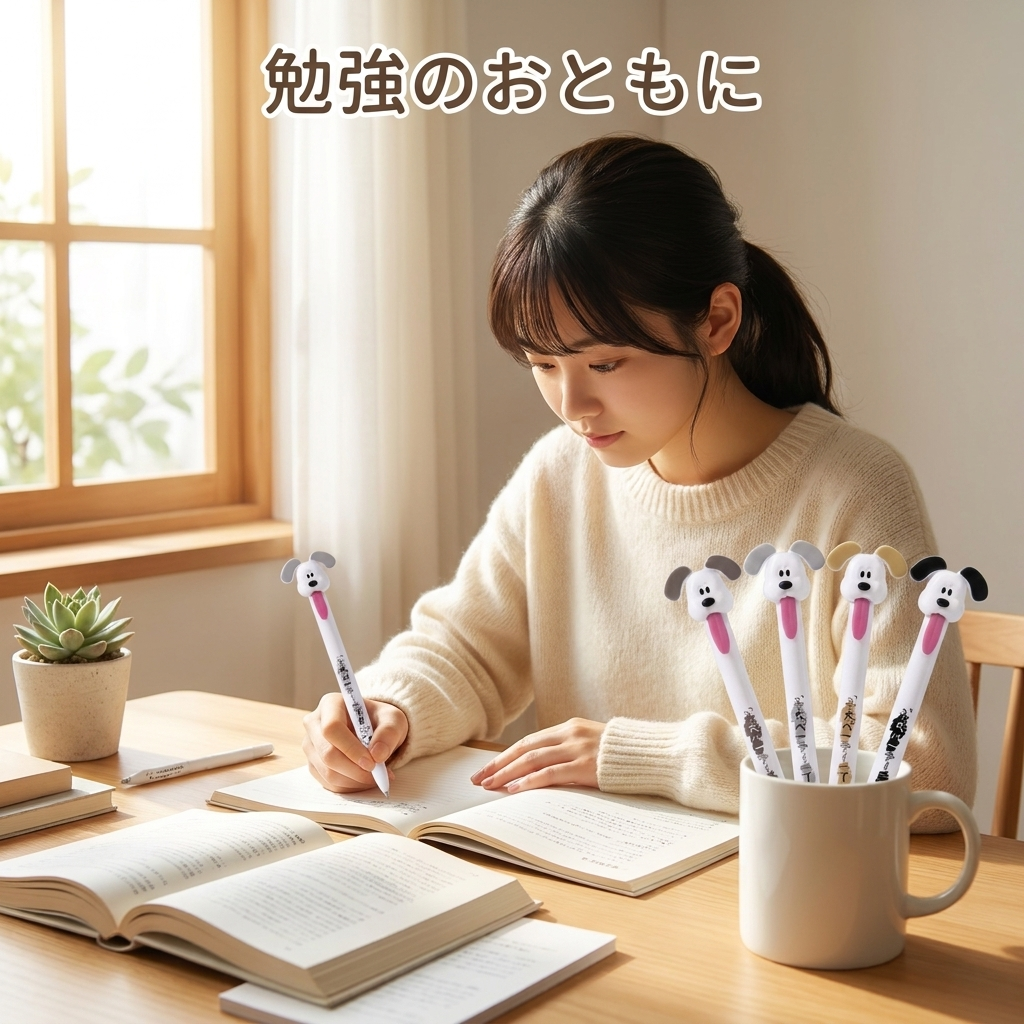 NICOMO 舌ぺろアニマルペン 4本セット