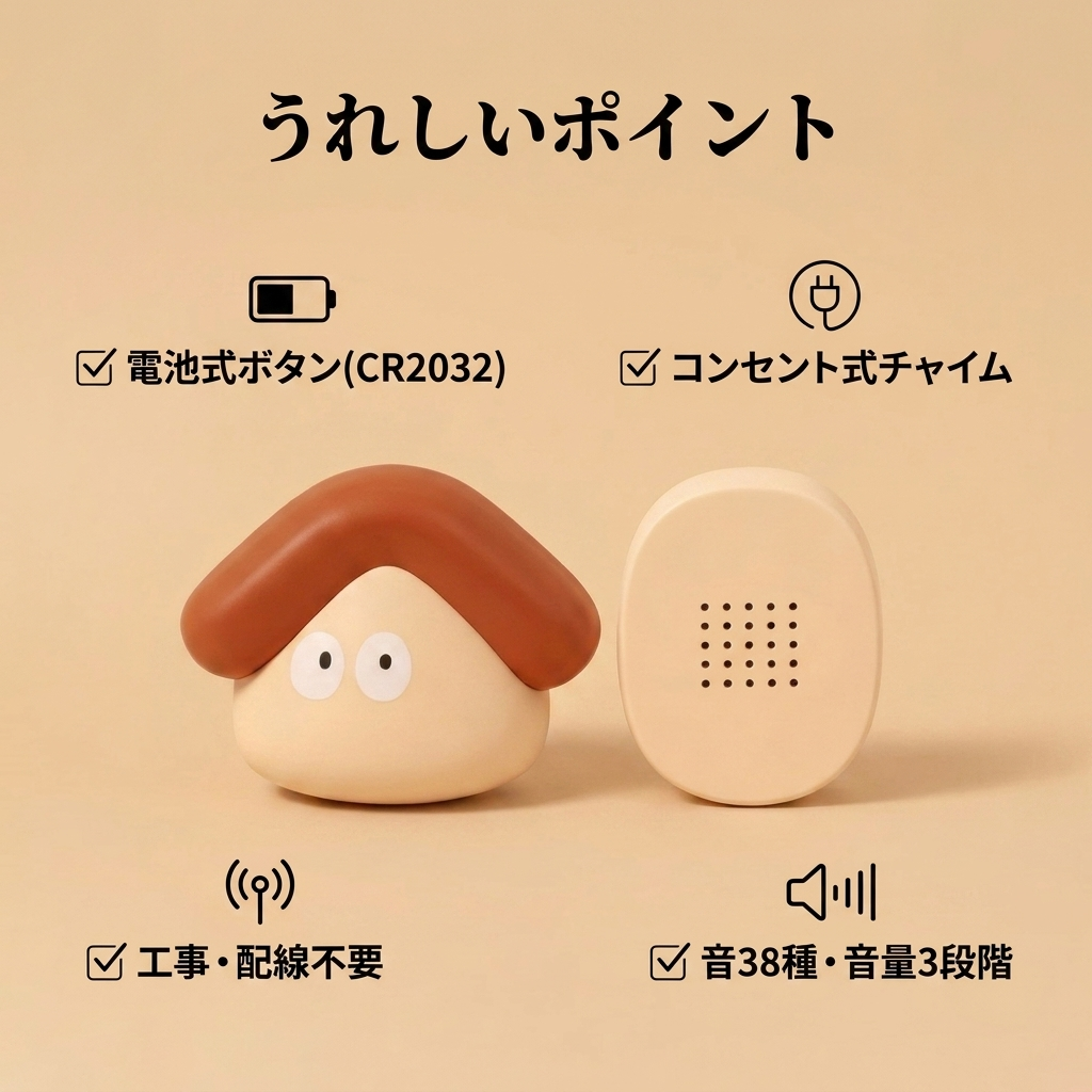 NICOMO きのこチャイム