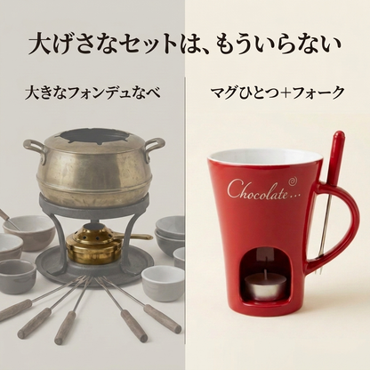 NICOMO チョコフォンデュマグ