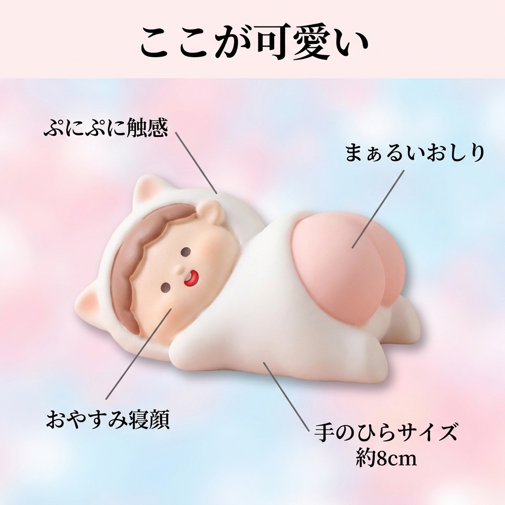 NICOMO おやすみおしりスクイーズ