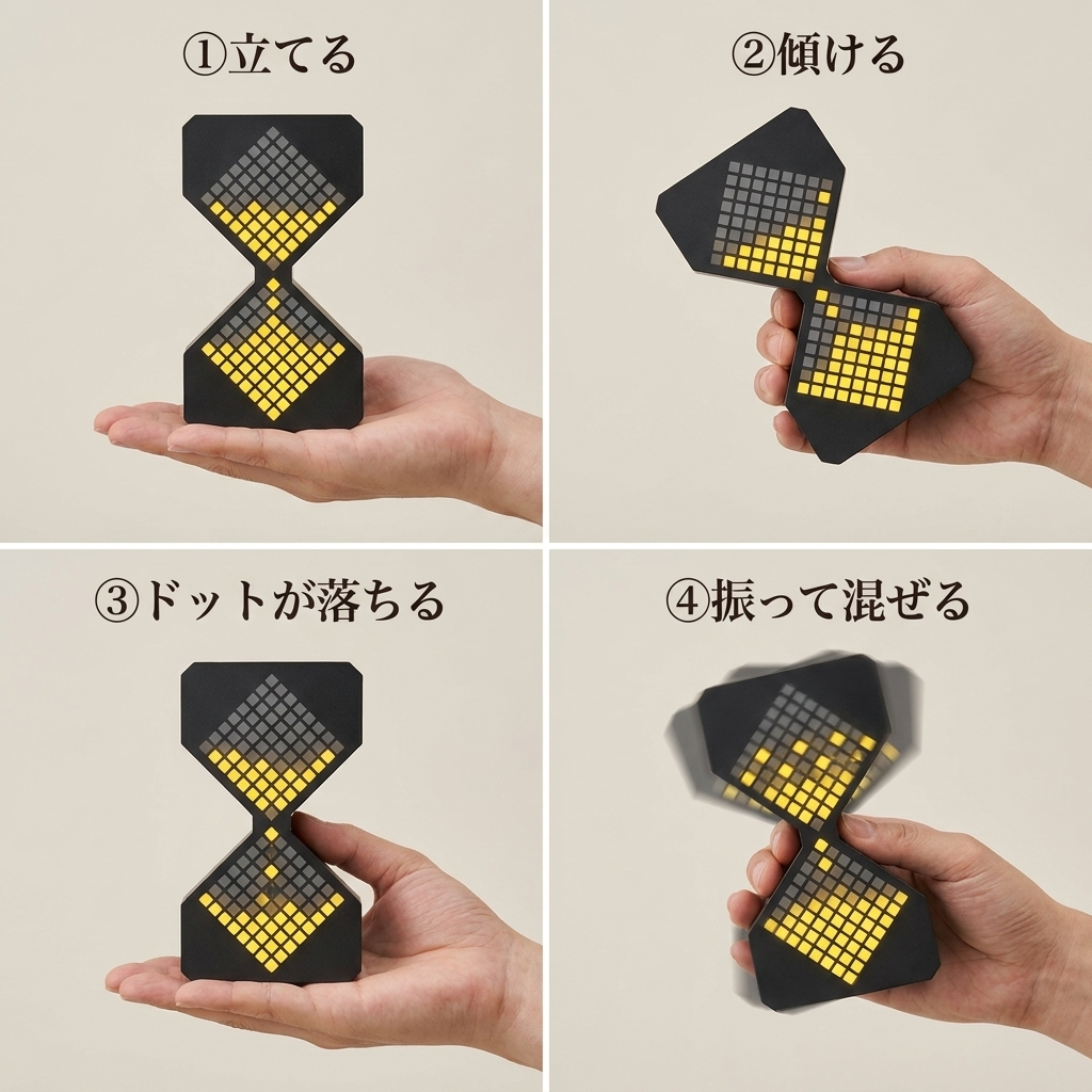 NICOMO ピクセル電子砂時計