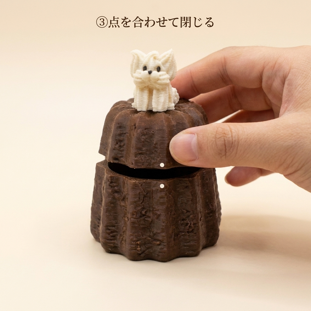 NICOMO カヌレ収納ボックス