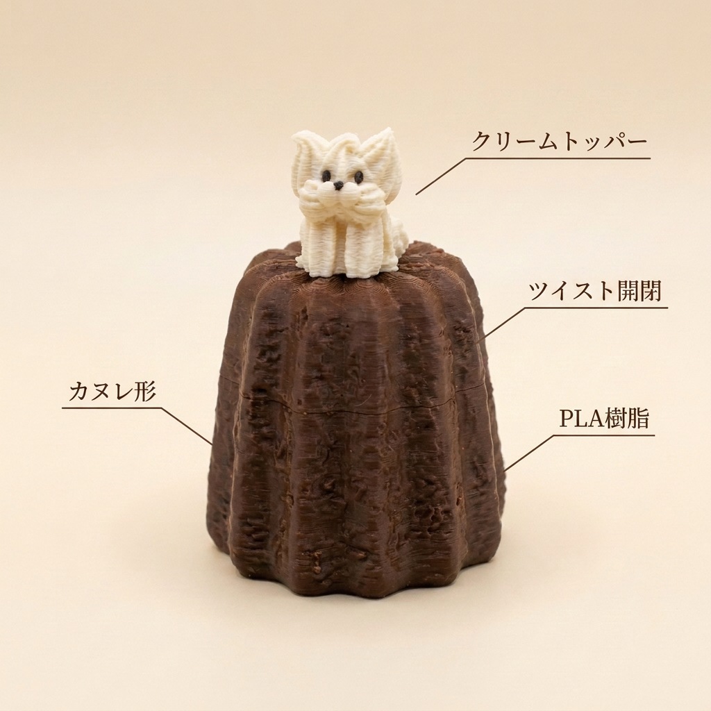 NICOMO カヌレ収納ボックス
