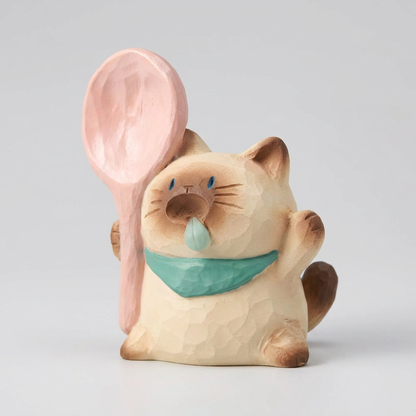 NICOMO 手のひらのシャム猫フィギュア
