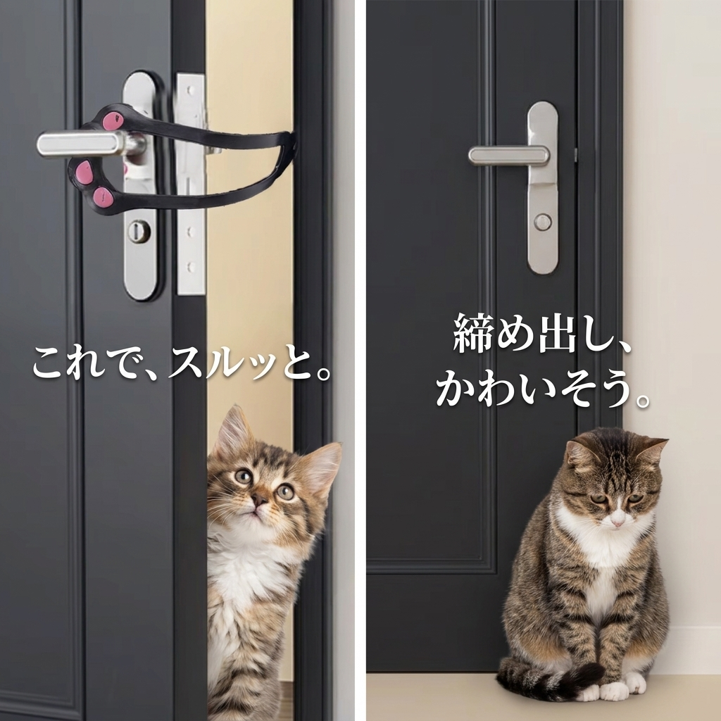 NICOMO にゃんこドアストッパー