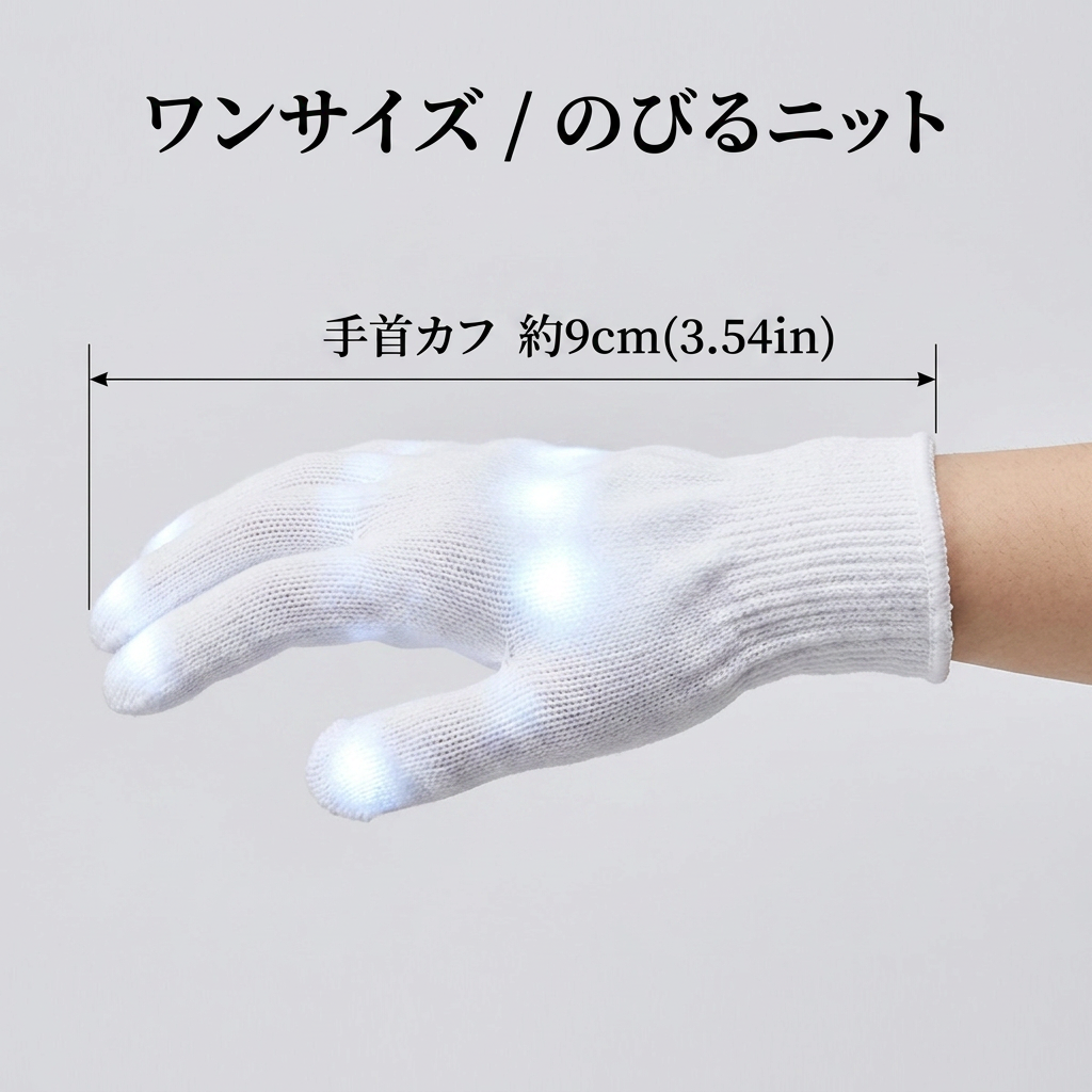 NICOMO 光るLEDグローブ
