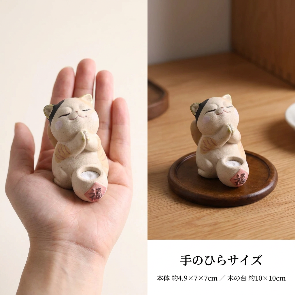 NICOMO 福ねこ香立て