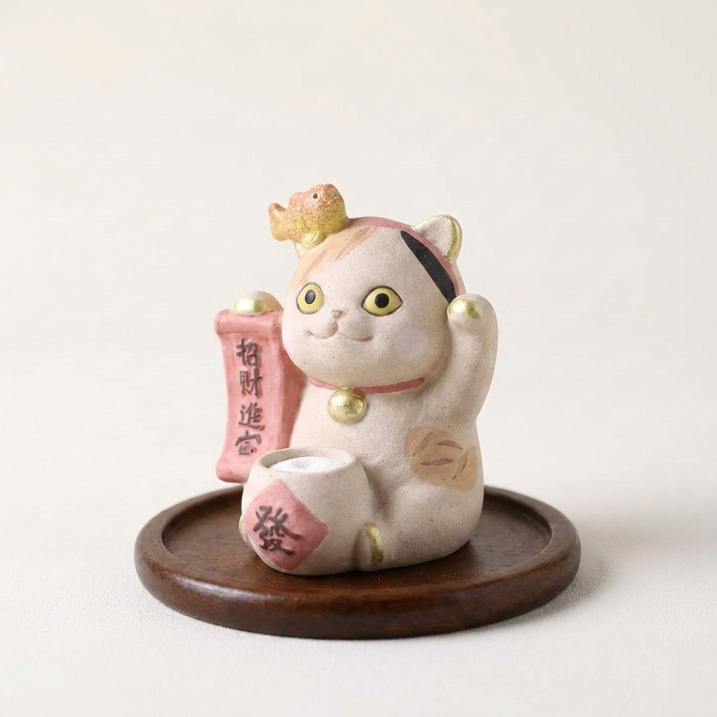 NICOMO 福ねこ香立て