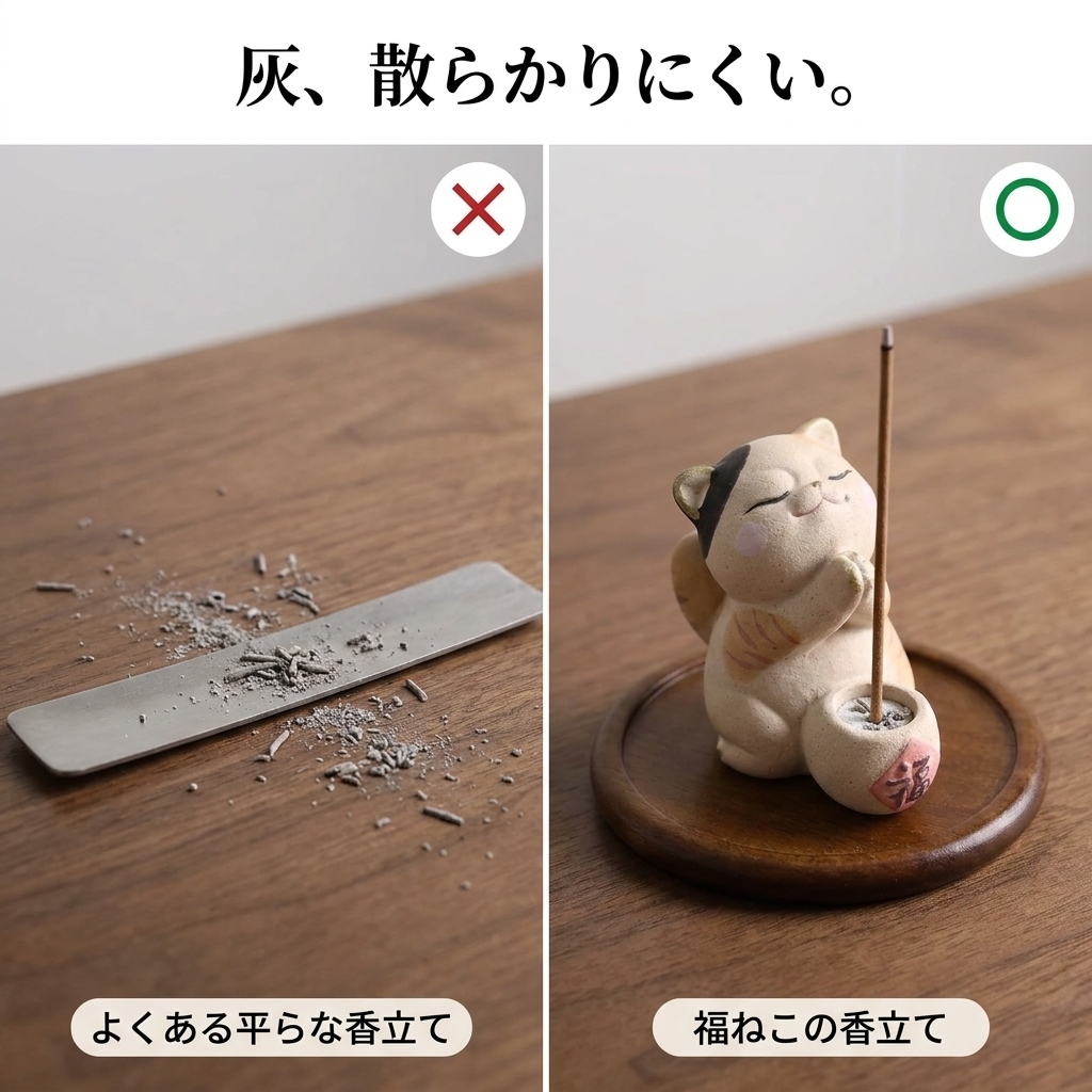 NICOMO 福ねこ香立て