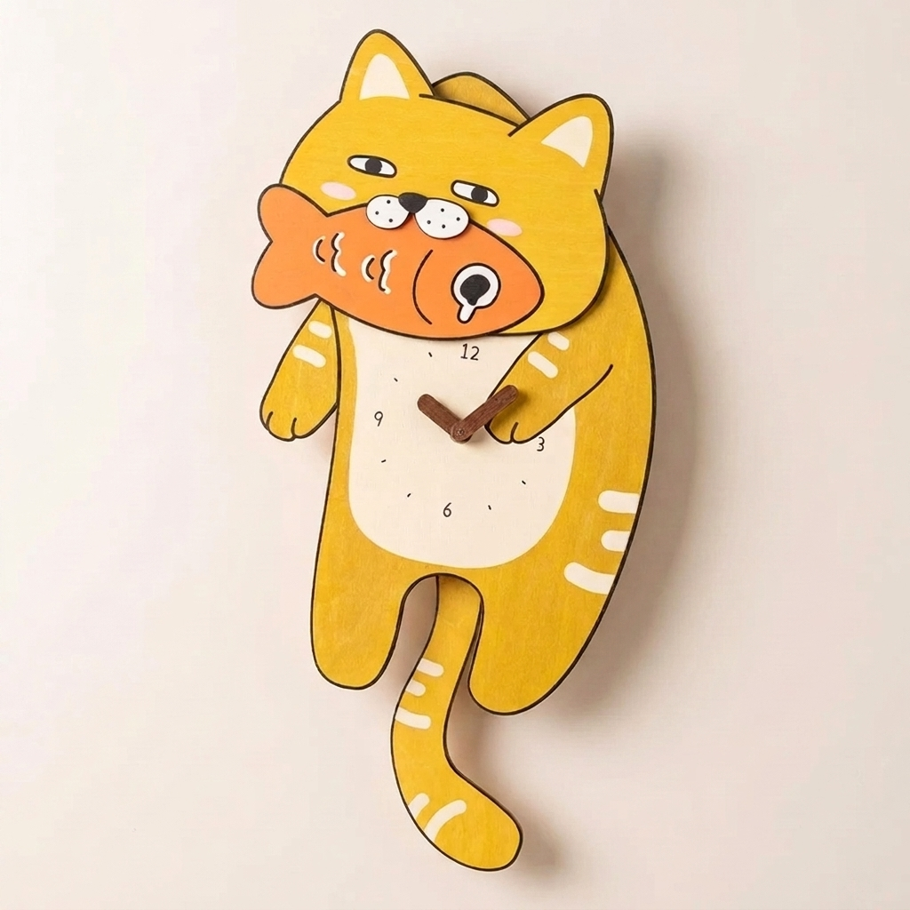 NICOMO ねこの振り子時計