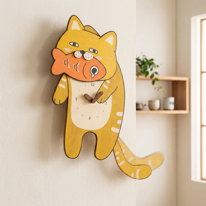 NICOMO ねこの振り子時計