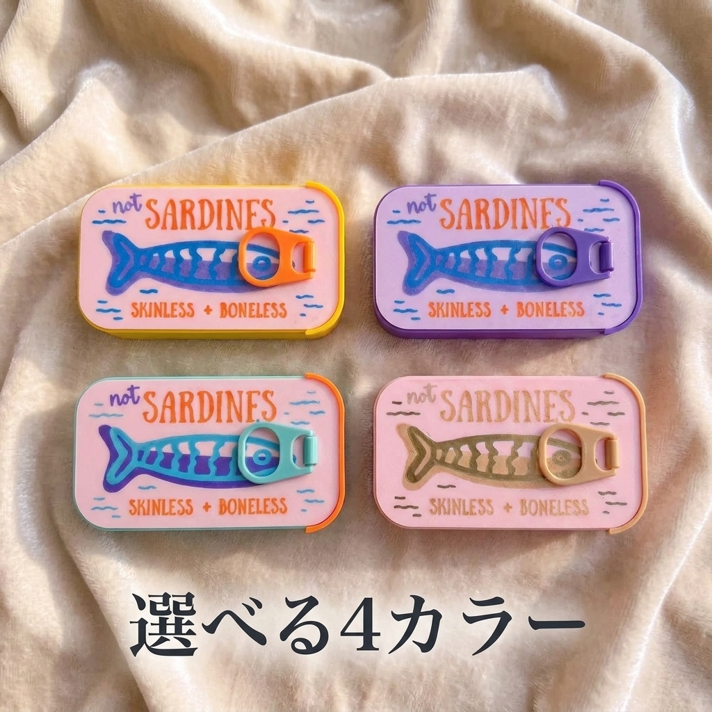 NICOMO イワシ缶ジュエリーケース