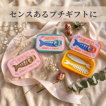 NICOMO イワシ缶ジュエリーケース