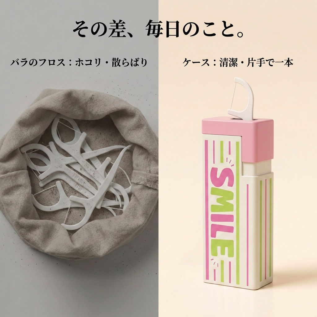 NICOMO ワンプッシュフロスケース