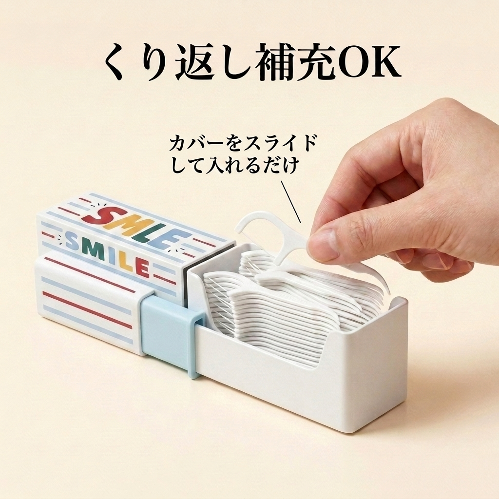 NICOMO ワンプッシュフロスケース