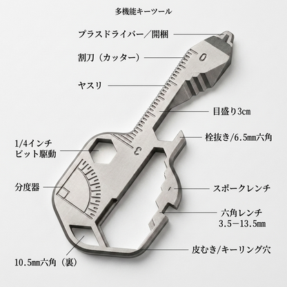 NICOMO 多機能キーツール