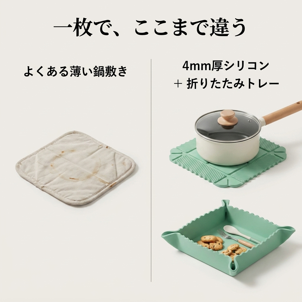 NICOMO 折りたたみマグネット鍋敷き