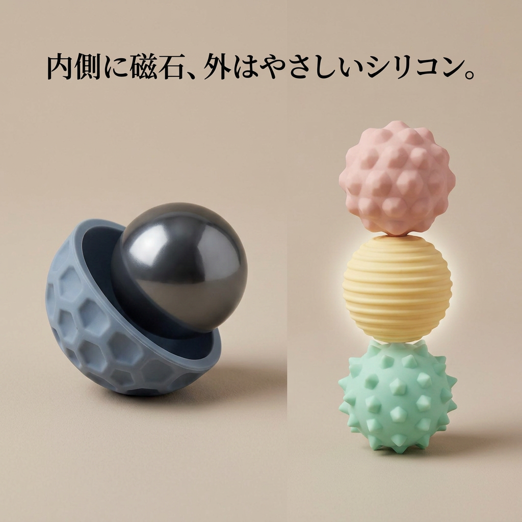 NICOMO シリコン磁気センサリーボール