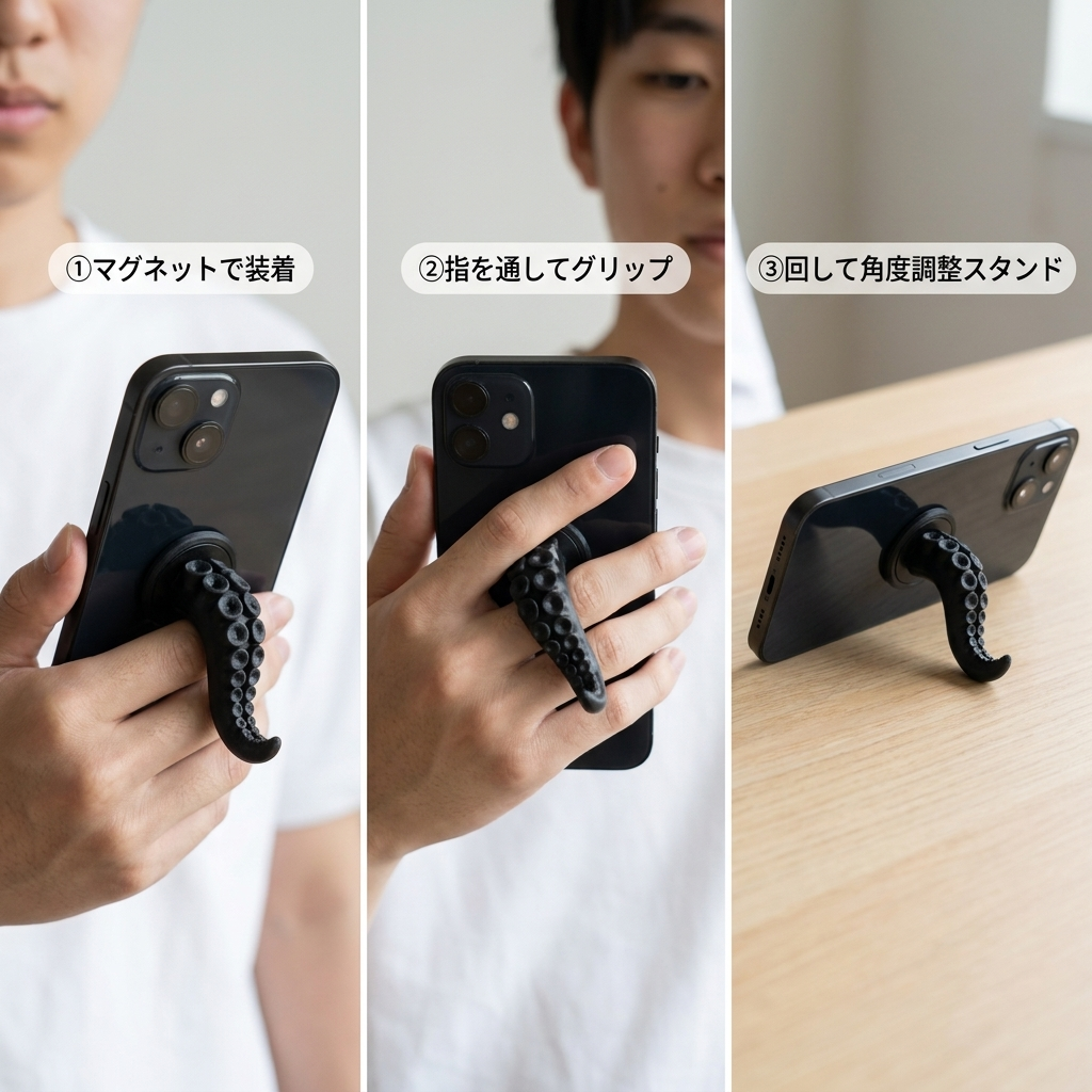 NICOMO タコ足マグネットグリップ