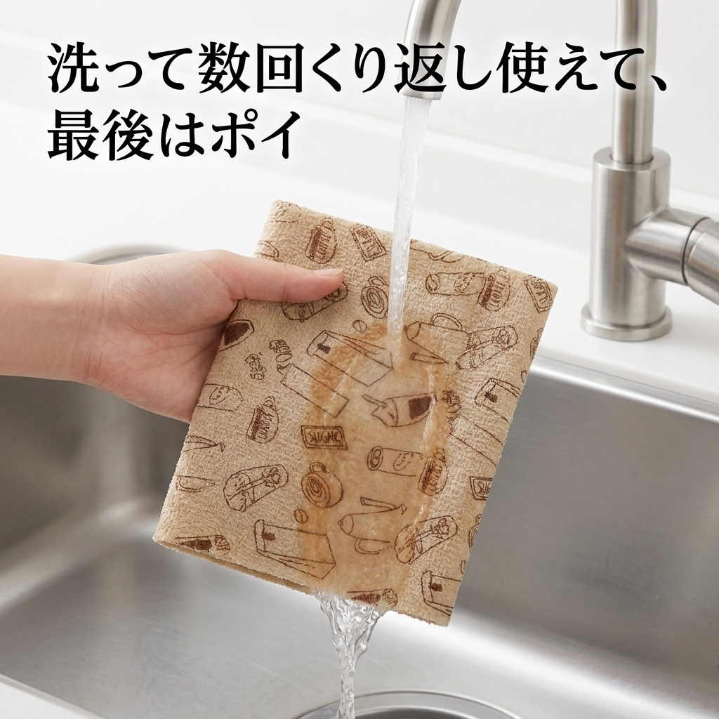 NICOMO 使い捨てふきんロール