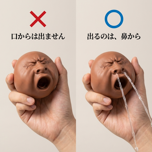 NICOMO くしゃみ顔スクイーズ