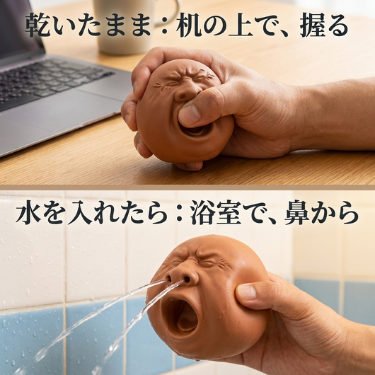 NICOMO くしゃみ顔スクイーズ