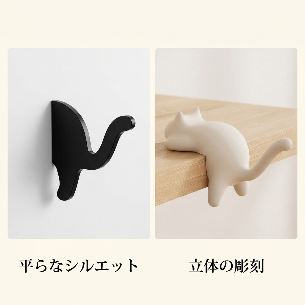 NICOMO ねこのしっぽフック