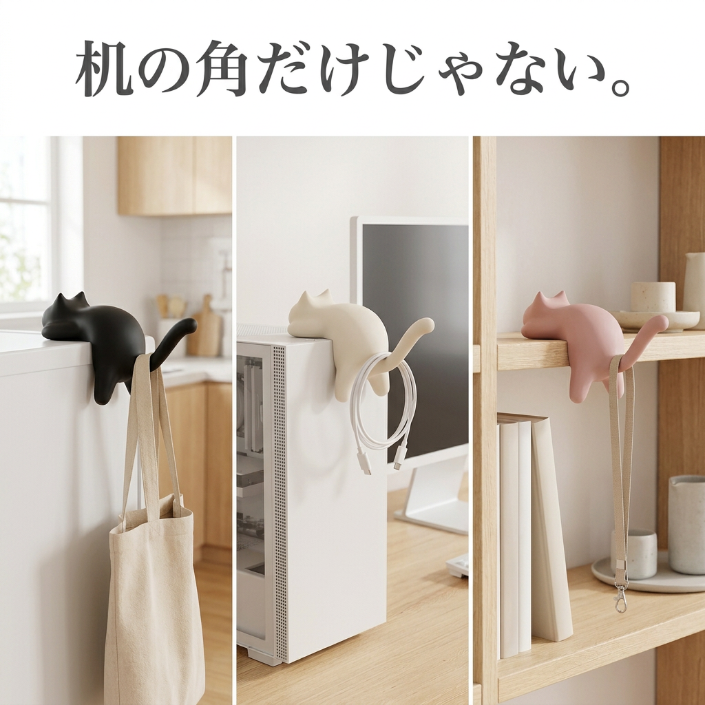 NICOMO ねこのしっぽフック