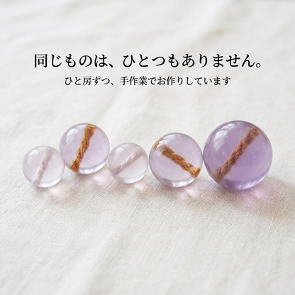 NICOMO 水晶ぶどうの飾りソープ