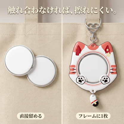 NICOMO ねこ缶バッジホルダー