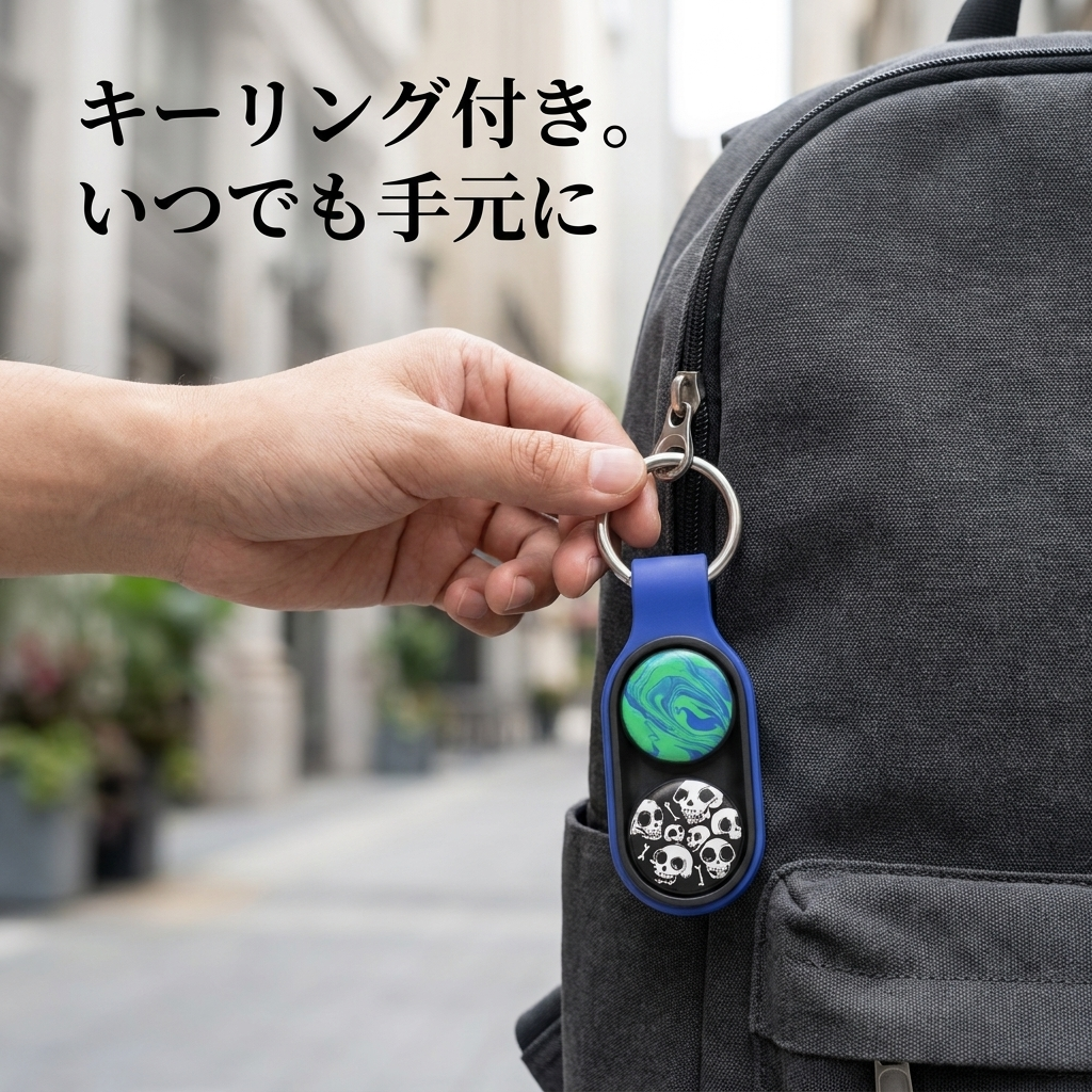 NICOMO マグネットフリップキーホルダー