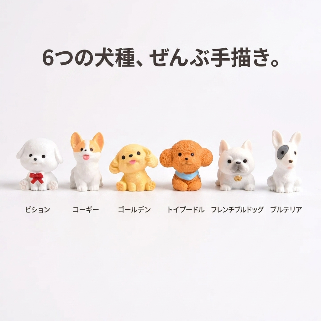 NICOMO ミニわんこフィギュア