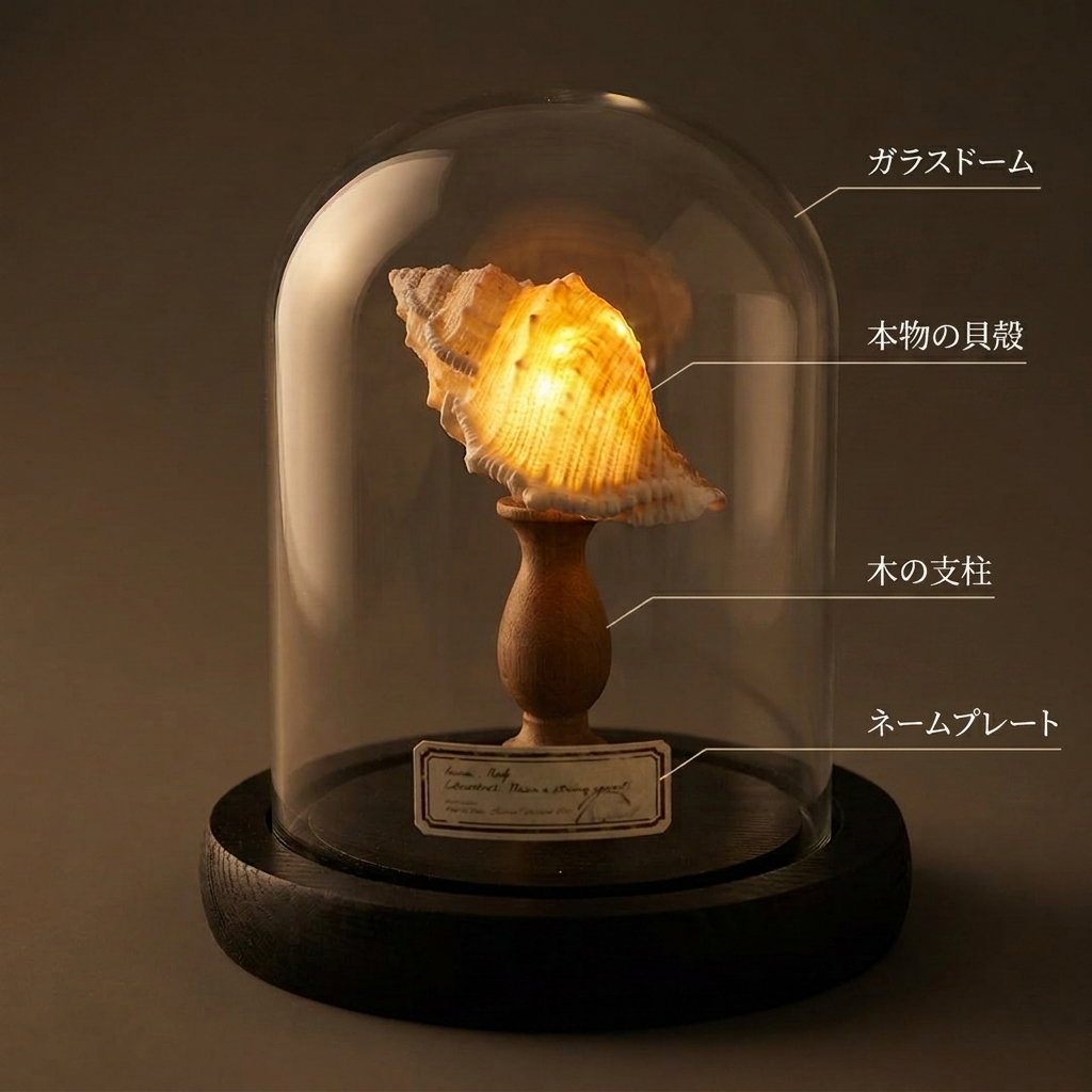 NICOMO 貝殻標本ナイトライト 手作りキット